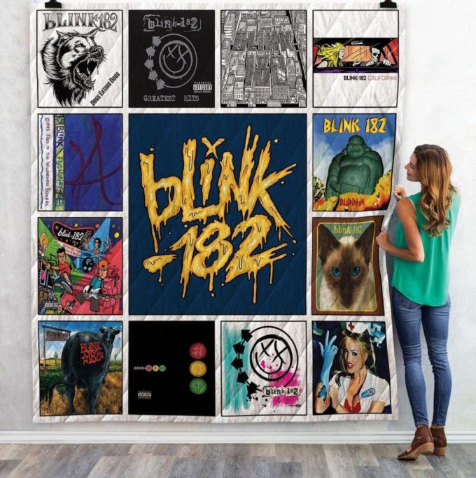 Blink 182 Quilt Blanket For Fans Home Decor Gift 2