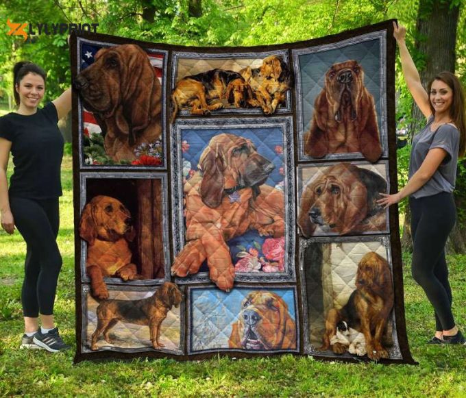 Bloodhound 3D Quilt Blanket For Fans Home Decor Gift 1