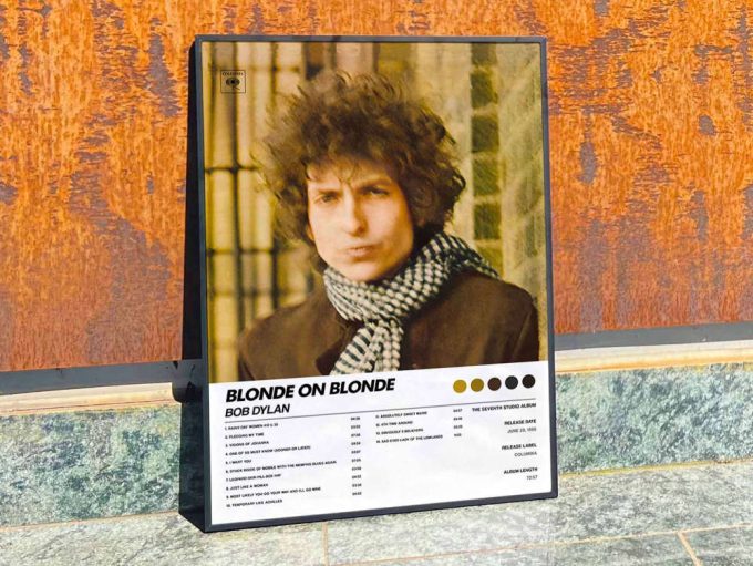 Bob Dylan &Quot;Blonde On Blonde&Quot; Album Cover Poster For Home Room Decor #6 2