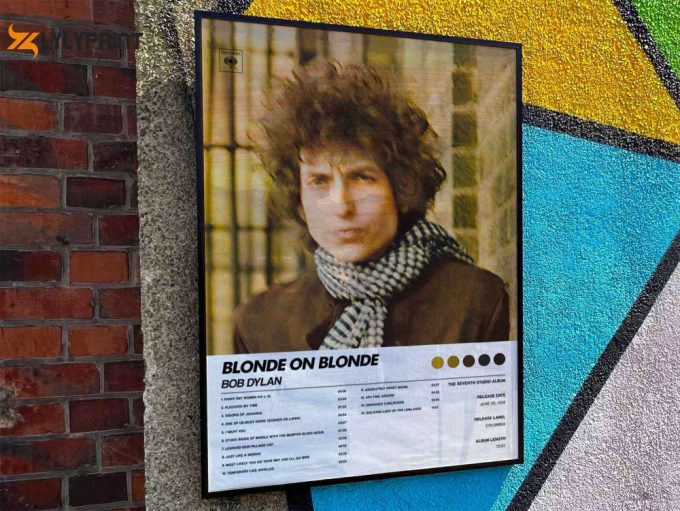 Bob Dylan &Amp;Quot;Blonde On Blonde&Amp;Quot; Album Cover Poster For Home Room Decor #6 1