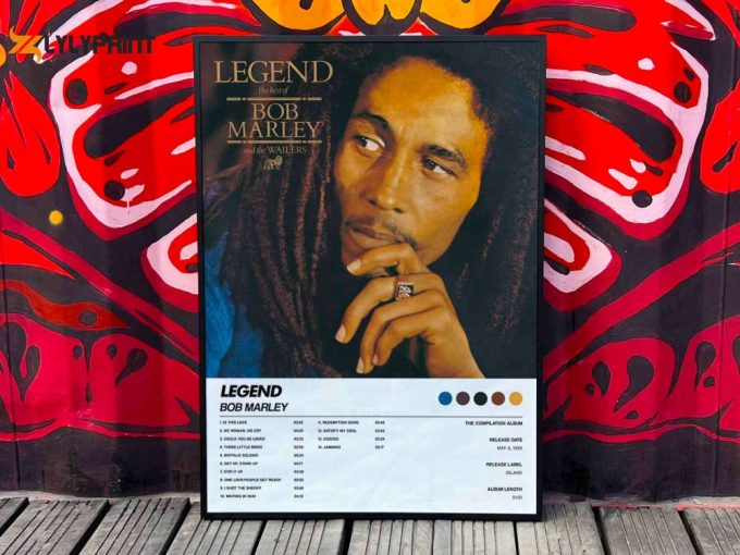 Bob Marley &Amp;Quot;Legend&Amp;Quot; Album Cover Poster #6 1