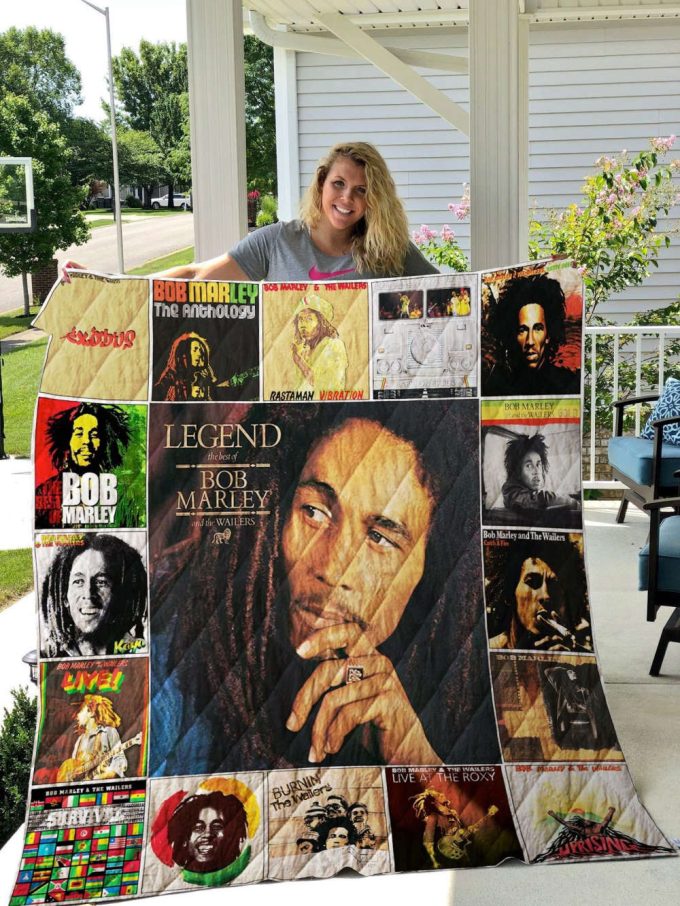 Bob Marley Quilt Blanket For Fans Home Decor Gifte 2