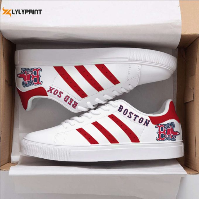 Boston Red Sox Skate Shoes For Men Women Fans Gift 1