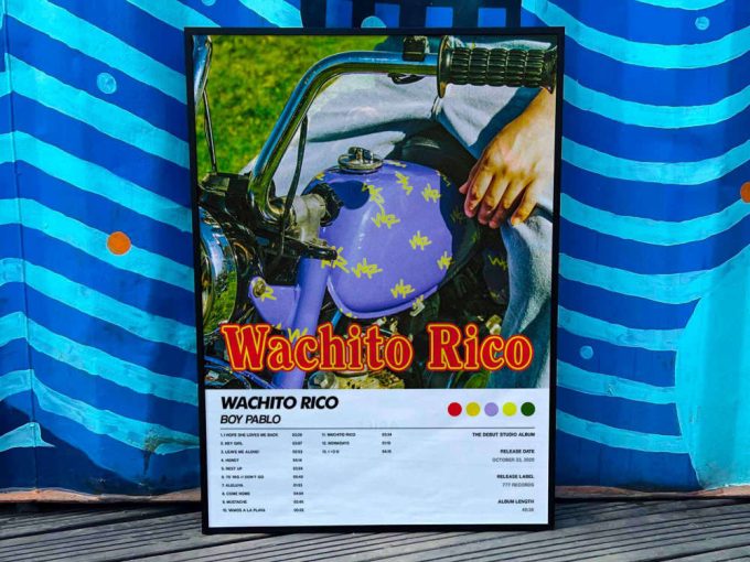 Boy Pablo &Quot;Wachito Rico&Quot; Album Cover Poster #6 3