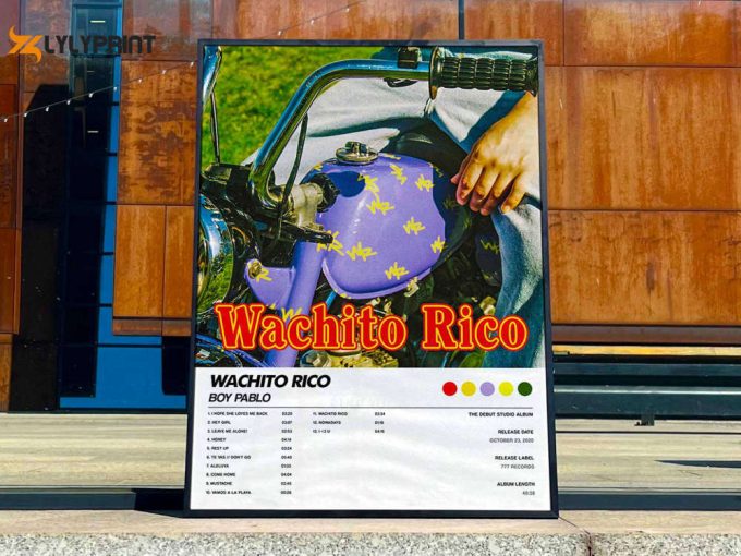 Boy Pablo &Amp;Quot;Wachito Rico&Amp;Quot; Album Cover Poster #6 1