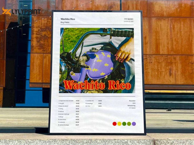 Boy Pablo &Amp;Quot;Wachito Rico&Amp;Quot; Album Cover Poster For Home Room Decor #5 1