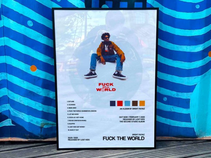 Brent Faiyaz &Quot;Fuck The World&Quot; Album Cover Poster #2 2