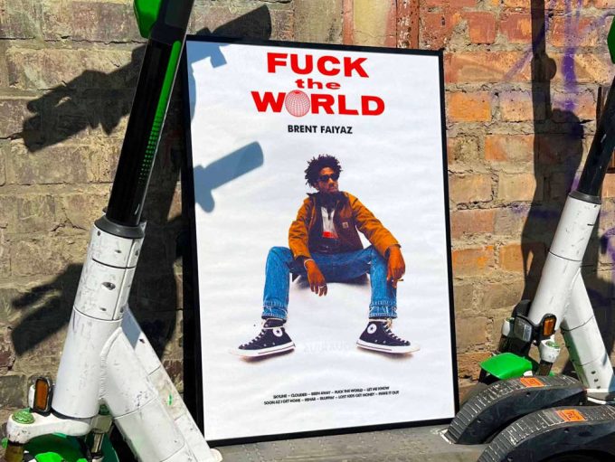 Brent Faiyaz &Quot;Fuck The World&Quot; Album Cover Poster #Fac 3