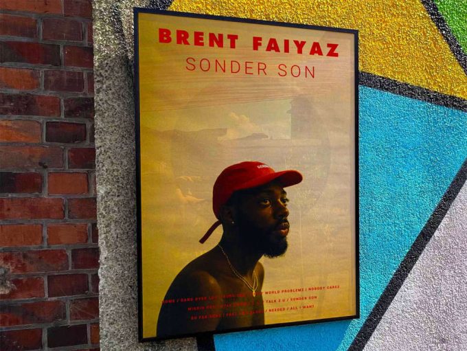 Brent Faiyaz &Quot;Sonder Son&Quot; Album Cover Poster For Home Room Decor #Fac 2