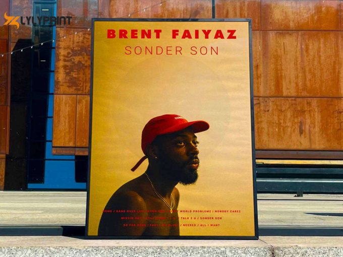 Brent Faiyaz &Amp;Quot;Sonder Son&Amp;Quot; Album Cover Poster For Home Room Decor #Fac 1