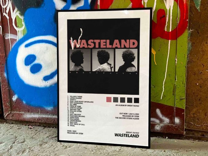 Brent Faiyaz &Quot;Wasteland&Quot; Album Cover Poster #2 3