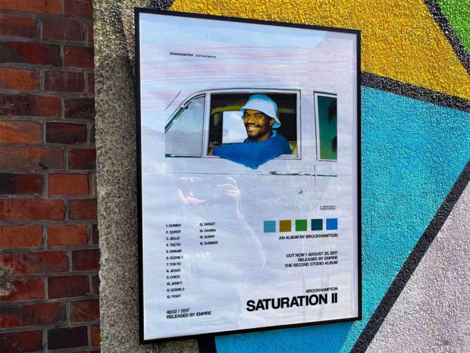 Brockhampton &Quot;Saturation Ii&Quot; Album Cover Poster #2 3