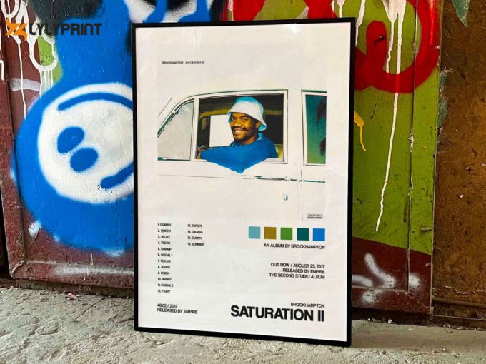 Brockhampton &Amp;Quot;Saturation Ii&Amp;Quot; Album Cover Poster #2 1