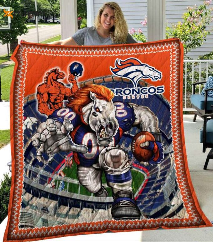 Broncos Denver 3D Customized Quilt Blanket For Fans Home Decor Gift 1