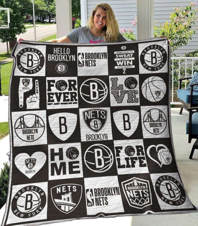 Brooklyn Nets 1 Quilt Blanket For Fans Home Decor Gift 2