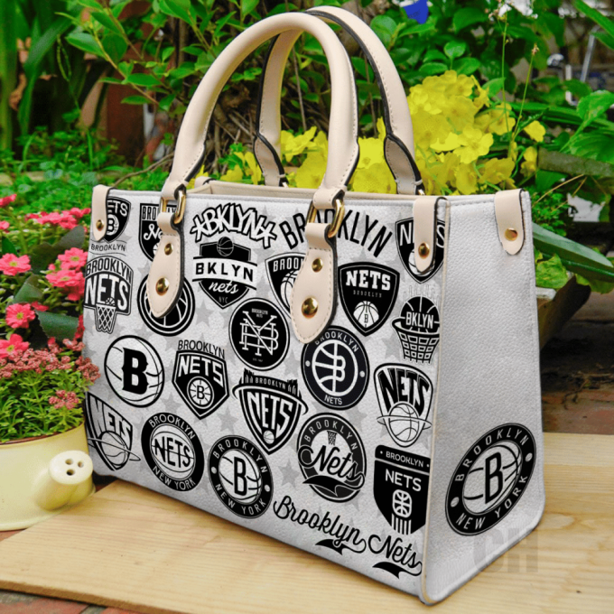 Stylish Brooklyn Nets Leather Hand Bag Gift For Women'S Day: Perfect Women S Day Gift 2