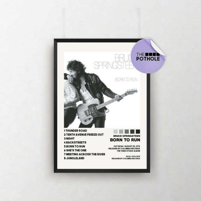 Bruce Springsteen Posters / Born To Run Poster / Album Cover Poster, Poster Print Wall Art, Custom Poster, Bruce Springsteen, Born To Run 2