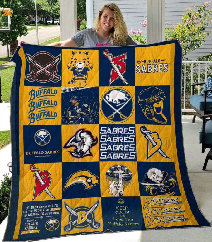 Buffalo Sabres 1 Quilt Blanket For Fans Home Decor Gift 1