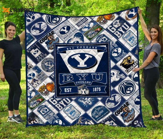 Byu Cougars 3D Customized Quilt Blanket For Fans Home Decor Gift 1
