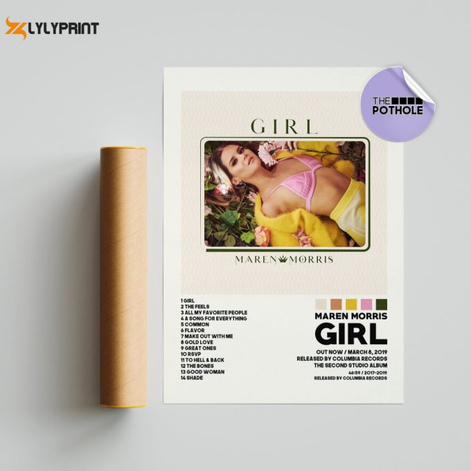 C Posters, Girl Poster, Maren Morris, Girl, Album Cover Poster, Poster Print Wall Art, Custom Poster, Tracklist Poster 1