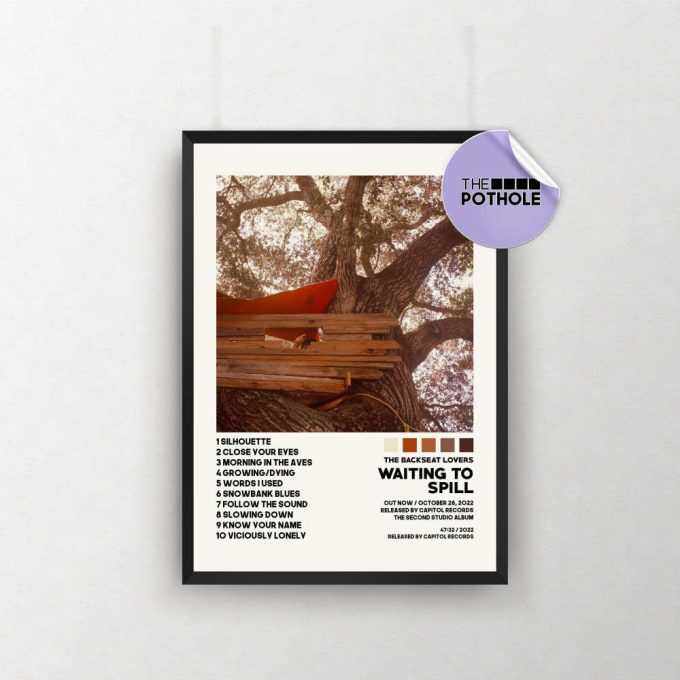 C Posters / Waiting To Spill Poster, Album Cover Poster, Print Wall Art, Custom Poster,Home Decor, The Backseat Lovers 2