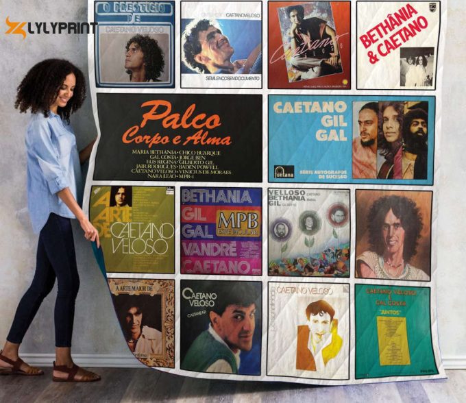 Caetano Veloso Compilations Albums Quilt Blanket For Fans Home Decor Gift 1
