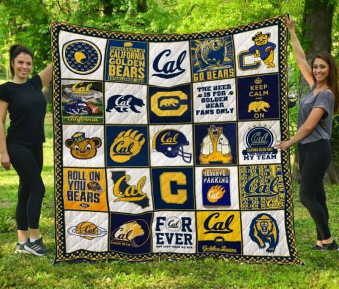 California Golden Bears 3 Quilt Blanket For Fans Home Decor Gift 2