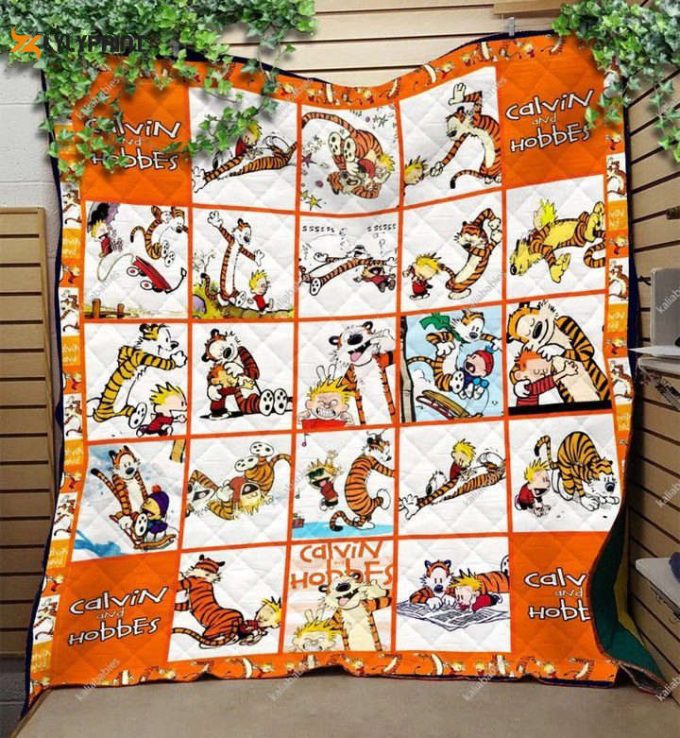 Calvin And Hobbes Quilt Blanket For Fans Home Decor Gift 1