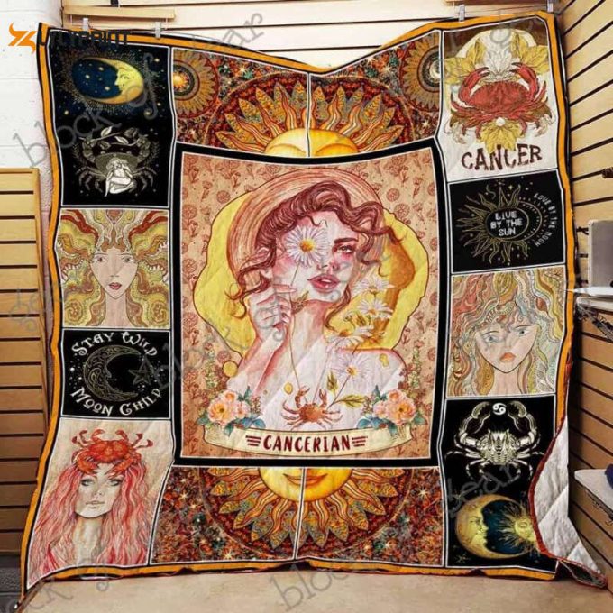 Cancerian The Moonchild 3D Customized Quilt 1