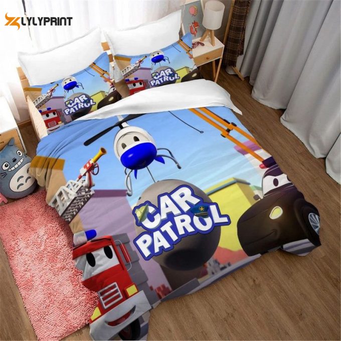 Car Patrol 4 Duvet Quilt Bedding Set 1