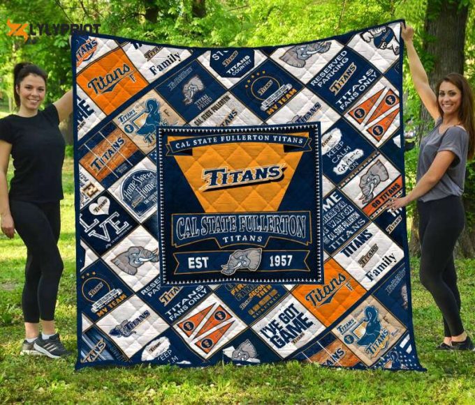 Car State Fullerton Titans 3D Customized Quilt Blanket 1