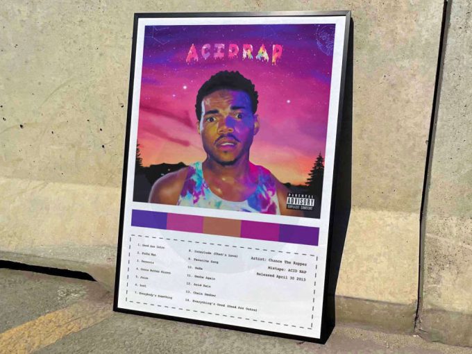 Chance The Rapper &Quot;Acid Rap&Quot; Album Cover Poster #4 3