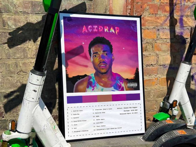 Chance The Rapper &Quot;Acid Rap&Quot; Album Cover Poster #4 6