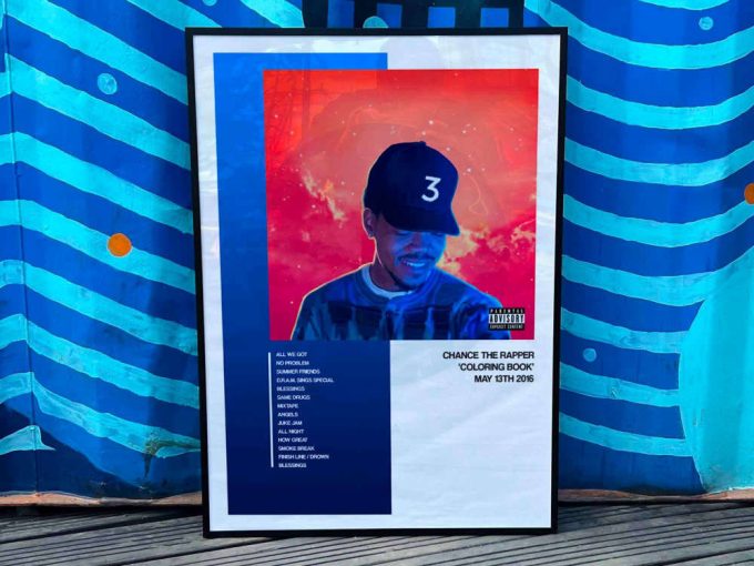 Chance The Rapper &Quot;Coloring Book&Quot; Album Cover Poster #1 2