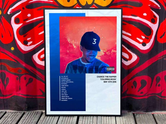 Chance The Rapper &Quot;Coloring Book&Quot; Album Cover Poster #1 4