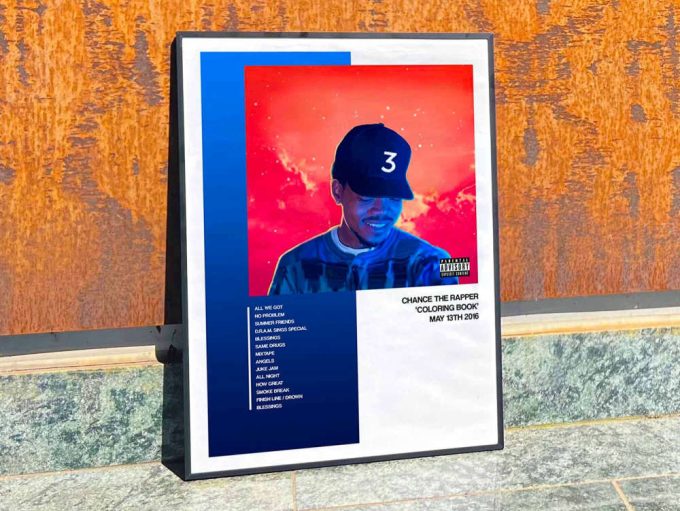 Chance The Rapper &Quot;Coloring Book&Quot; Album Cover Poster #1 8