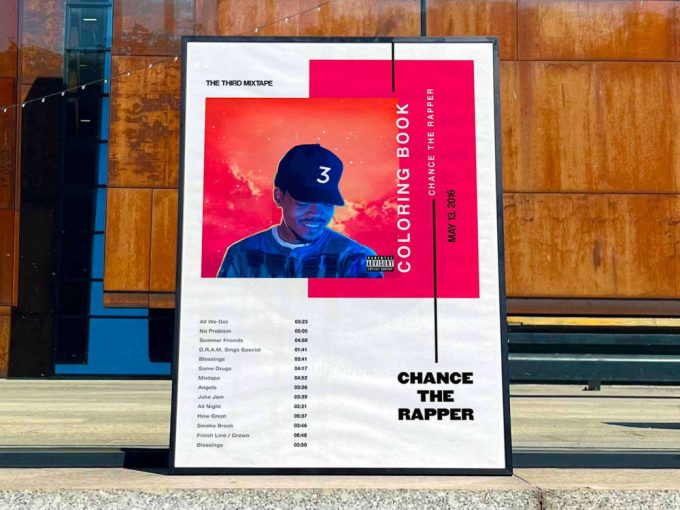 Chance The Rapper &Quot;Coloring Book&Quot; Album Cover Poster #3 2