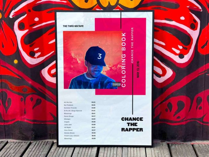 Chance The Rapper &Quot;Coloring Book&Quot; Album Cover Poster #3 4