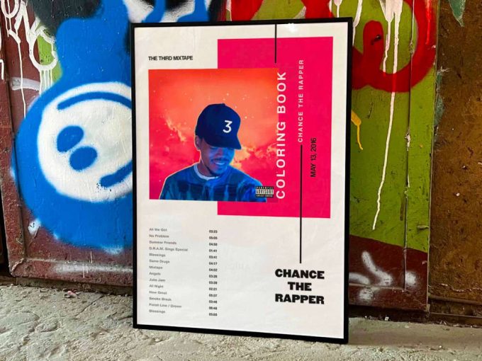 Chance The Rapper &Quot;Coloring Book&Quot; Album Cover Poster #3 6