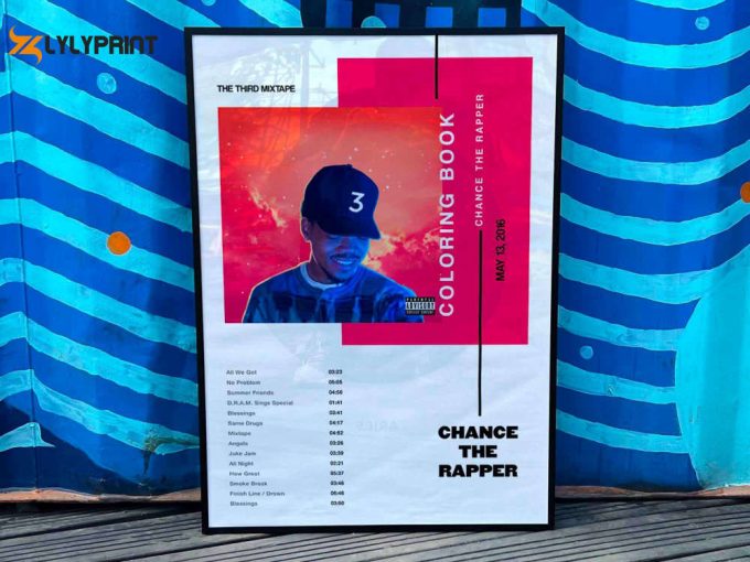 Chance The Rapper &Amp;Quot;Coloring Book&Amp;Quot; Album Cover Poster #3 1