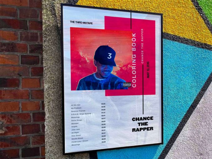 Chance The Rapper &Quot;Coloring Book&Quot; Album Cover Poster #3 10