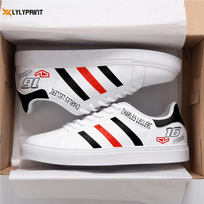 Charles Leclerc Skate Shoes For Men Women Fans Giftw 1