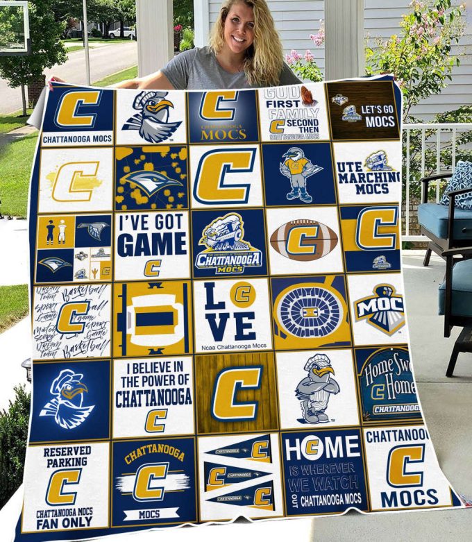 Chattanooga Mocs 1 Quilt Blanket For Fans Home Decor Gift 2