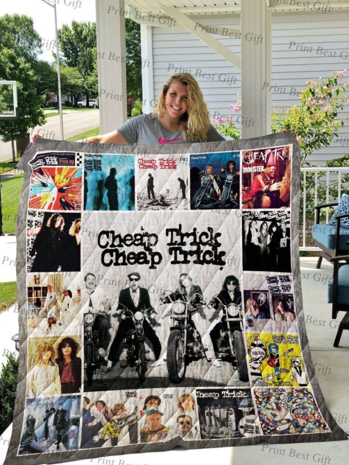 Cheap Trick Quilt Blanket For Fans Home Decor Gift 2