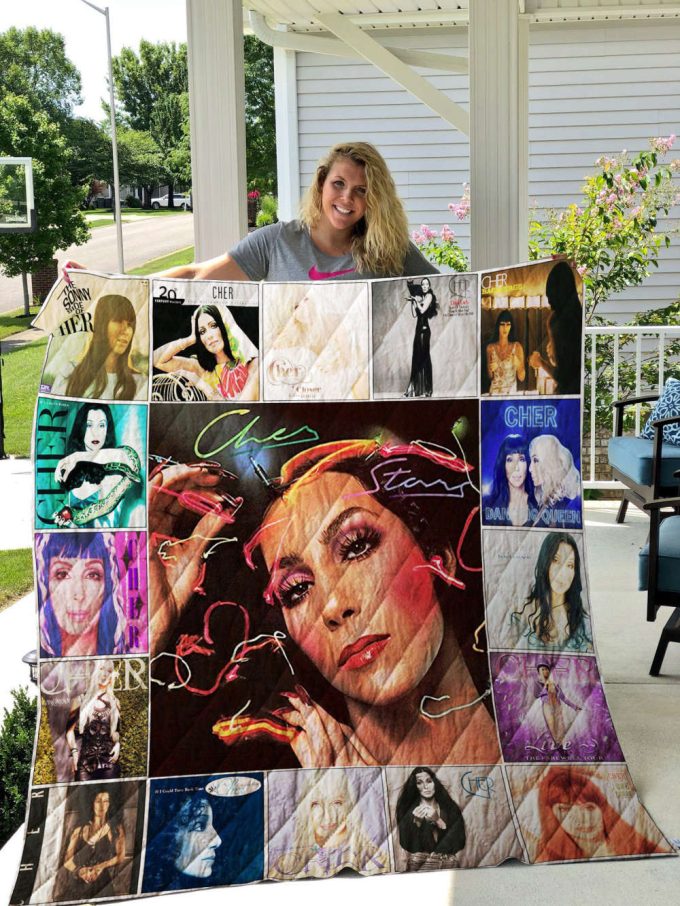Cher 1 Quilt Blanket For Fans Home Decor Gift 2