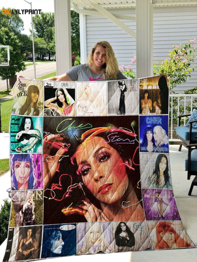 Cher 1 Quilt Blanket For Fans Home Decor Gift 1