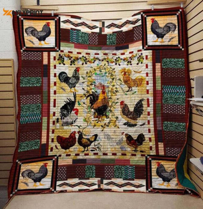 Chicken 3D Customized Quilt Blanket For Fans Home Decor Gift 1