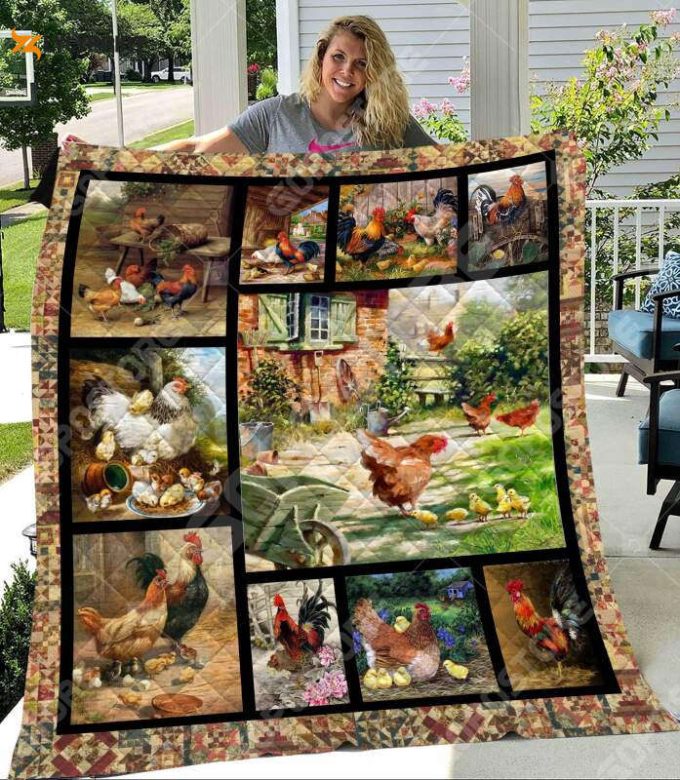 Chickens Like 3D Customized Quilt Blanket For Fans Home Decor Gift 1