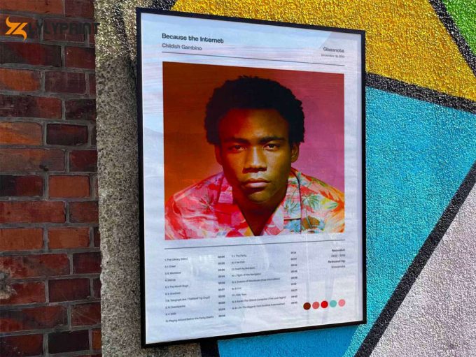 Childish Gambino “Because The Internet” Album Cover Poster #5