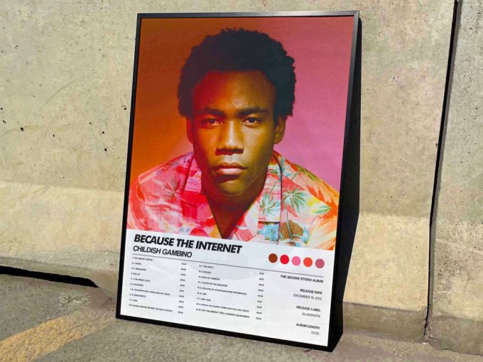 Childish Gambino &Quot;Because The Internet&Quot; Album Cover Poster For Home Room Decor #6 3